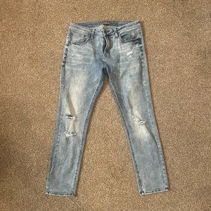 Men’s American Eagle Light Wash Skinny Jeans 34x32